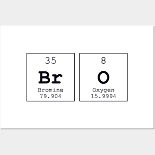 Bro Periodic Table Science Print Posters and Art